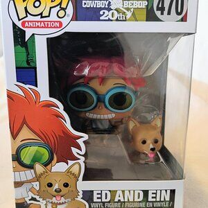 Cowboy Bebop Ed and Ein Funko Pop